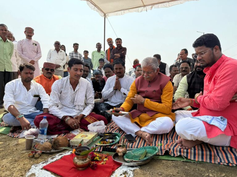 सरगांव में 12 करोड़ का विकास रथ: विधायक कौशिक ने किया सांस्कृतिक भवन समेत मेगा प्रोजेक्ट्स का भूमिपूजन,बोले-सर्वांगीण विकास के मील का पत्थर